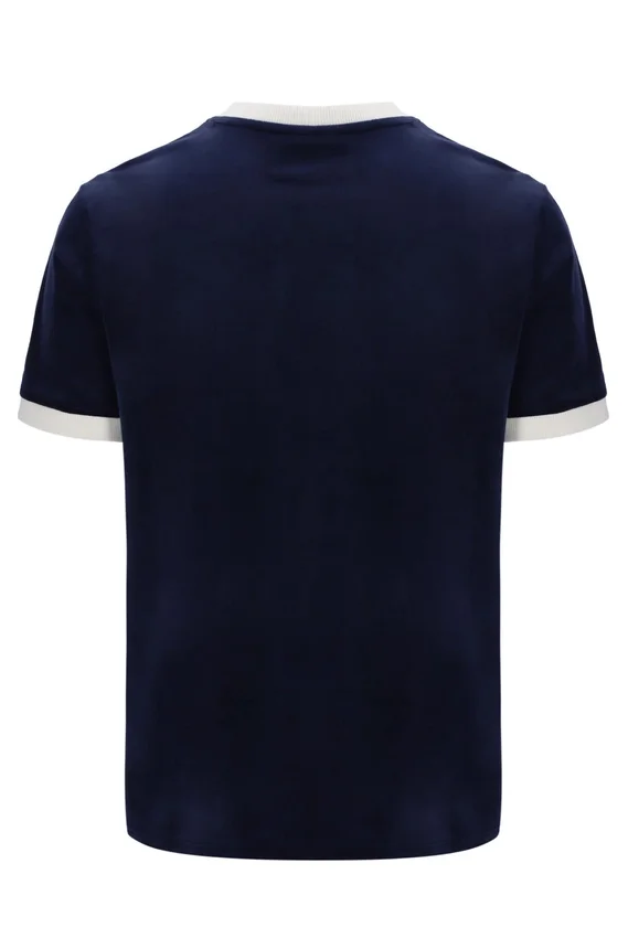 Fila Navy Basilio Velour Tee