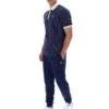 Fila Navy BB1 Classic Vintage Striped Polo