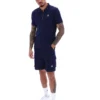 Fila Navy Benjamin Micro Waffle Polo