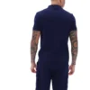 Fila Navy Benjamin Micro Waffle Polo