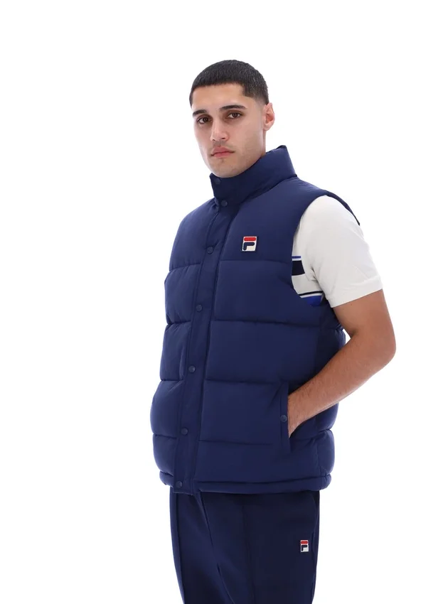 Fila Navy Blaze Padded Gilet