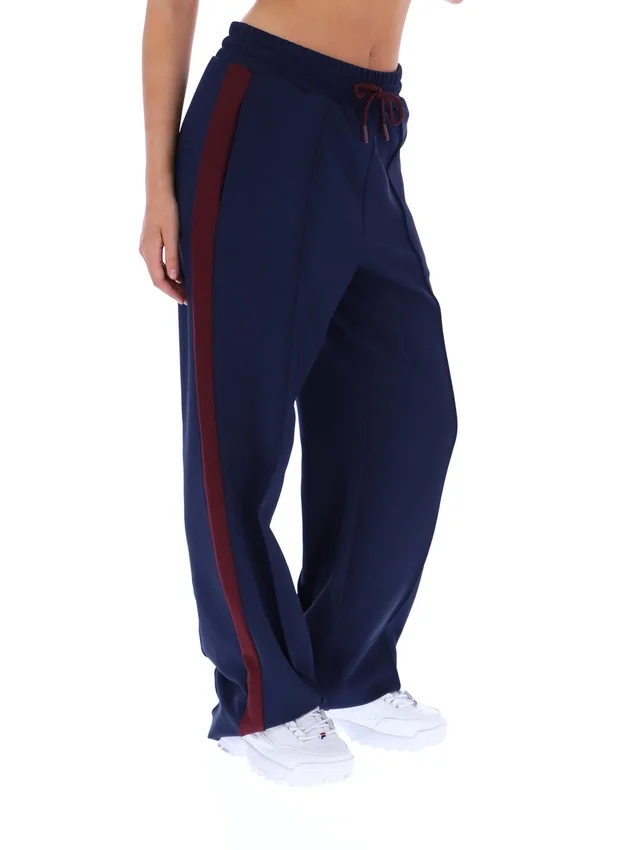 Fila Navy Chiara Smart Straight Leg Trousers
