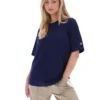 Fila Navy Cinzia Boyfriend Style T-Shirt