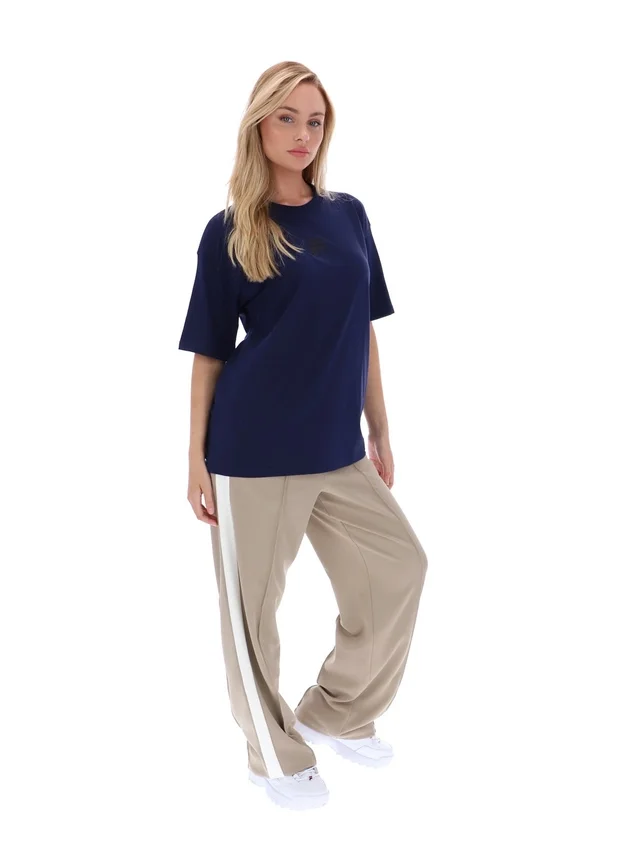Fila Navy Cinzia Boyfriend Style T-Shirt
