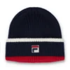 Fila Navy Ciro Ribbed Turn-Up Beanie