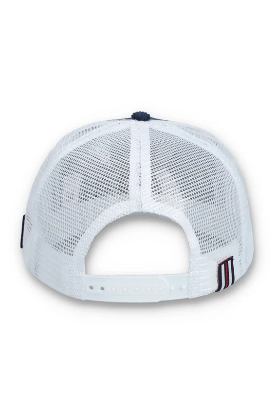 Fila Navy Cody Corduroy Mesh-Back Cap with Embroidered Graphic