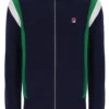 Fila Navy Cortez Colourblocked Knitted Track Top