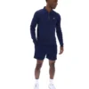 Fila Navy Emiliano Long-Sleeve Polo