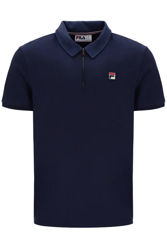 Fila Navy Ettore Zip Polo