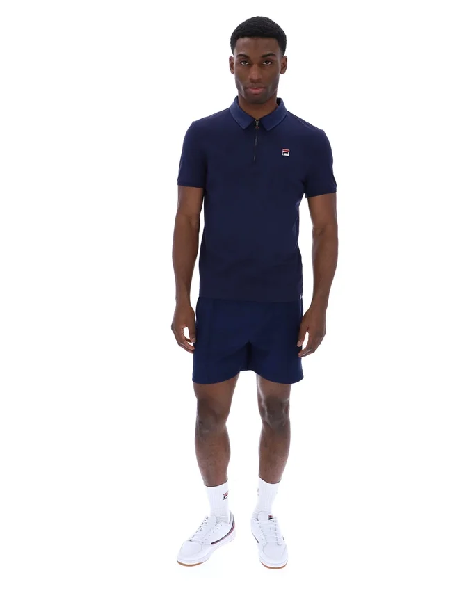 Fila Navy Ettore Zip Polo