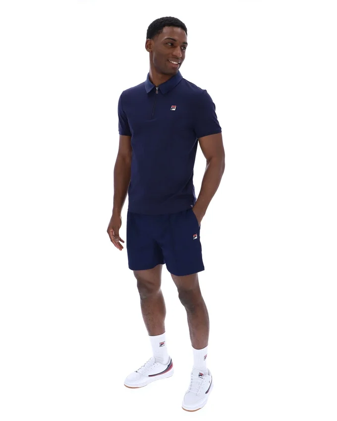 Fila Navy Ettore Zip Polo