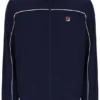Fila Navy Federico Tipped Neck Track Top