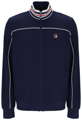 Fila Navy Federico Tipped Neck Track Top