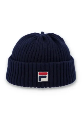 Fila Navy Finns Chunky Turn-Up Watchman Beanie