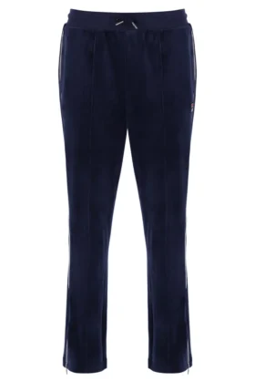 Fila Navy Fio Velour Straight-Leg Jogger