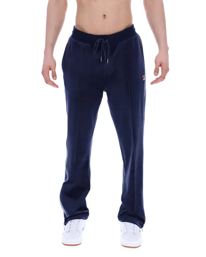 Fila Navy Fio Velour Straight-Leg Jogger
