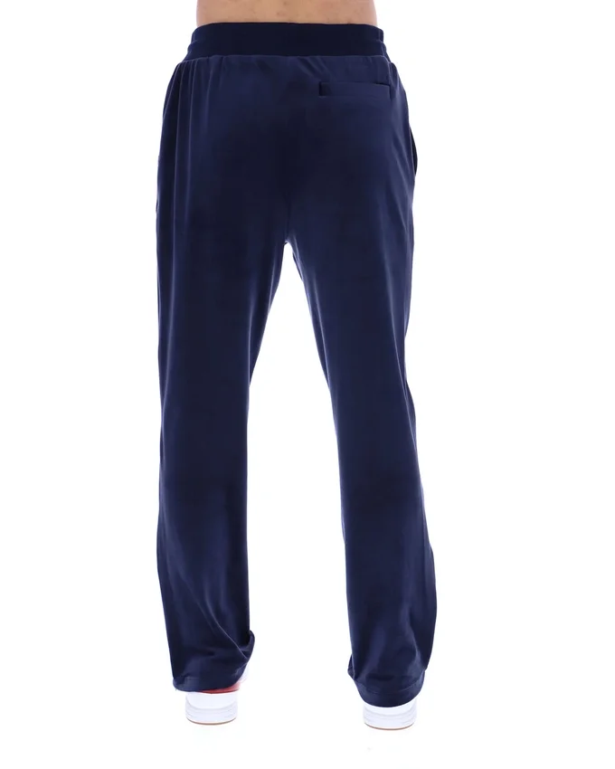 Fila Navy Fio Velour Straight-Leg Jogger
