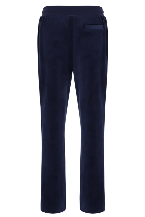 Fila Navy Fio Velour Straight-Leg Jogger