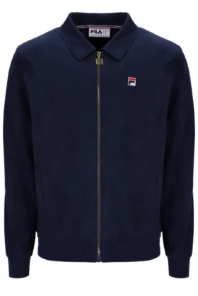 Fila Navy Francesco Suede Jacket