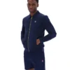 Fila Navy Francesco Suede Jacket