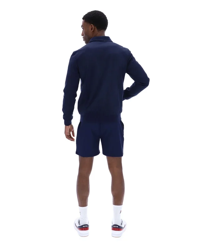 Fila Navy Francesco Suede Jacket