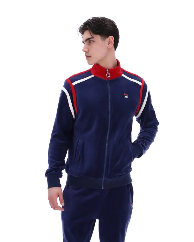 Fila Navy Gabriele Contrast Panel Track Top