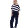 Fila Navy Genoa Boxy Cropped Tee