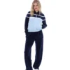 Fila Navy Giovana Cropped Zip-Up Top