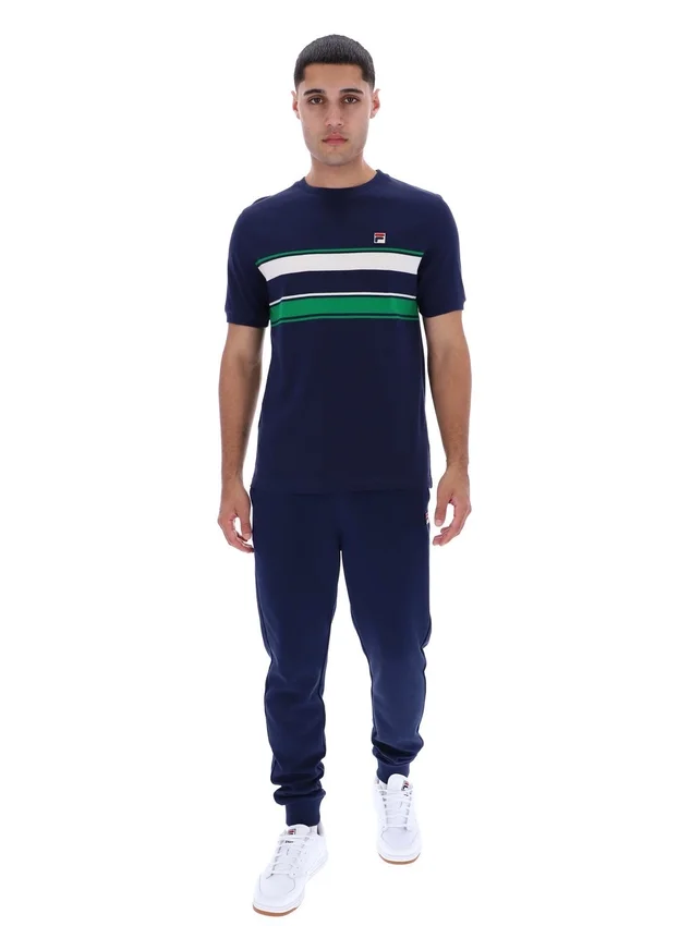 Fila Navy Iggy Striped T-Shirt