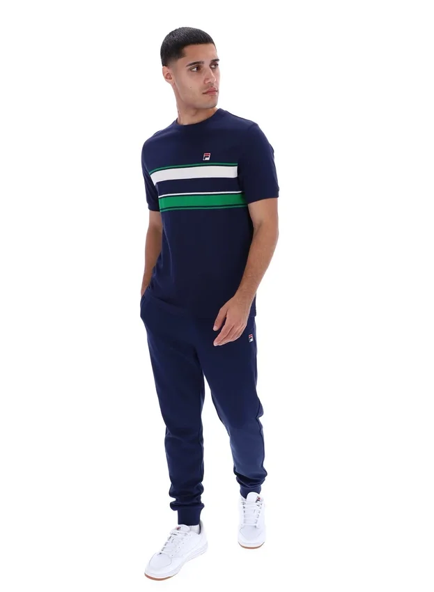 Fila Navy Iggy Striped T-Shirt
