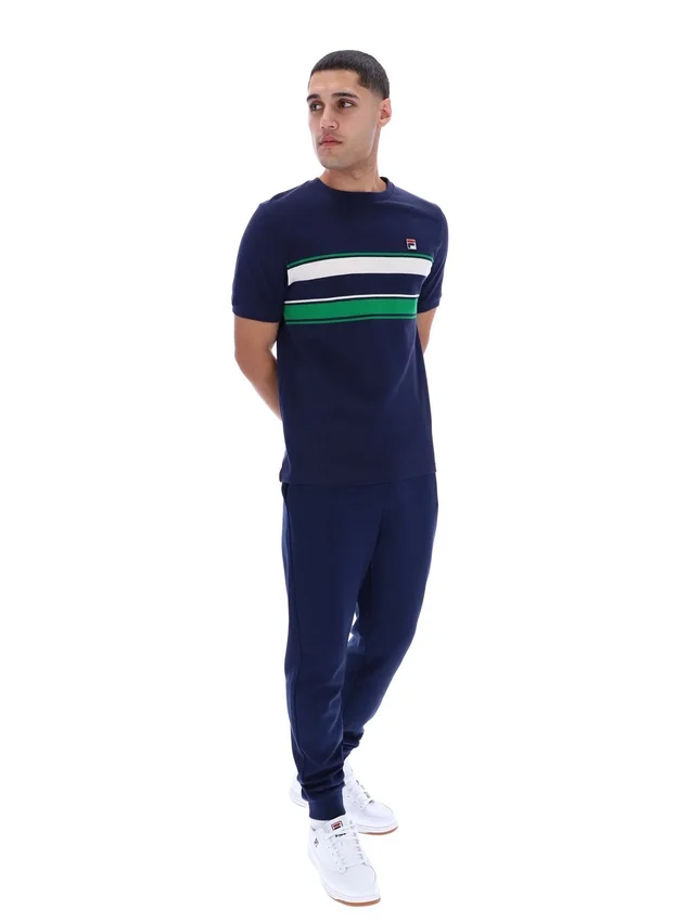 Fila Navy Iggy Striped T-Shirt