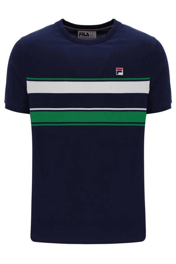 Fila Navy Iggy Striped T-Shirt