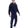 Fila Navy Italo Velour Hoodie