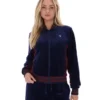 Fila Navy Jenesis Baseball Zip Up Track Top