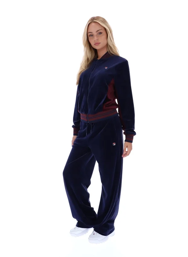 Fila Navy Jenesis Baseball Zip Up Track Top