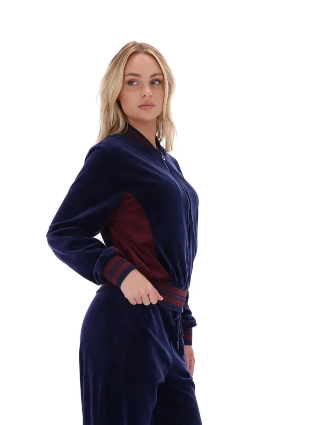 Fila Navy Jenesis Baseball Zip Up Track Top