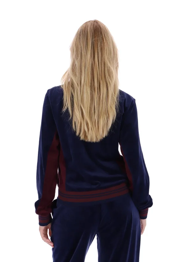 Fila Navy Jenesis Baseball Zip Up Track Top