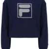 Fila Navy Jorie Wide Crew Neck Sweatshirt