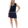 Fila Navy Jorja Cable Knit Vest