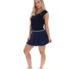 Fila Navy Jorja Cable Knit Vest