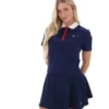 Fila Navy Juno Fitted Iconic Polo