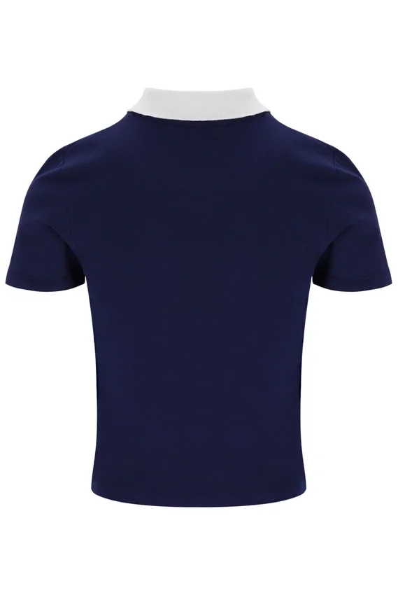 Fila Navy Juno Fitted Iconic Polo