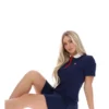Fila Navy Juno Fitted Iconic Polo