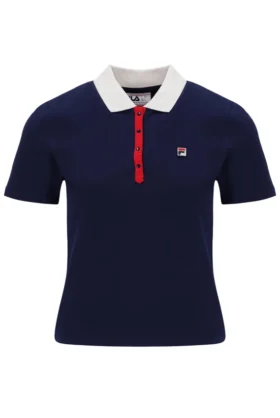 Fila Navy Juno Fitted Iconic Polo