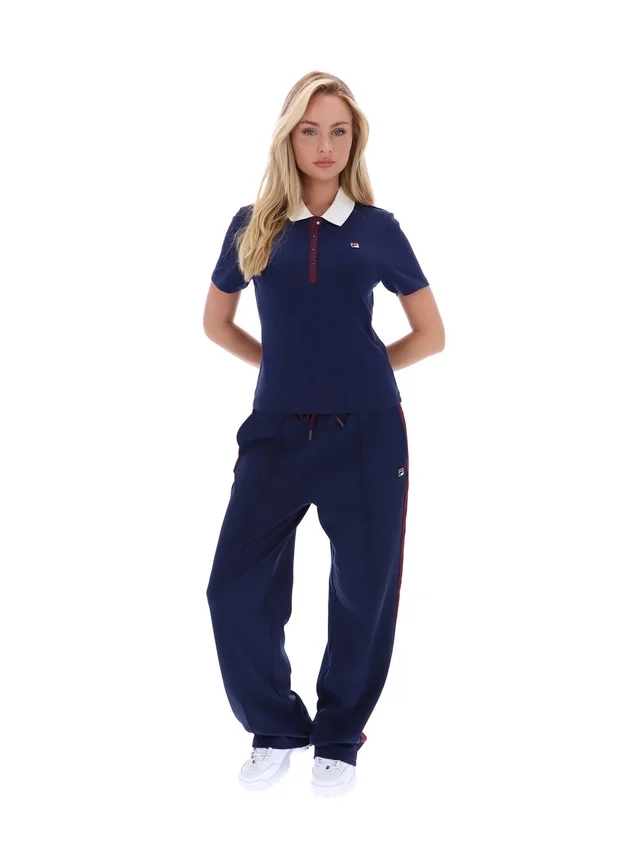 Fila Navy Juno Fitted Iconic Polo