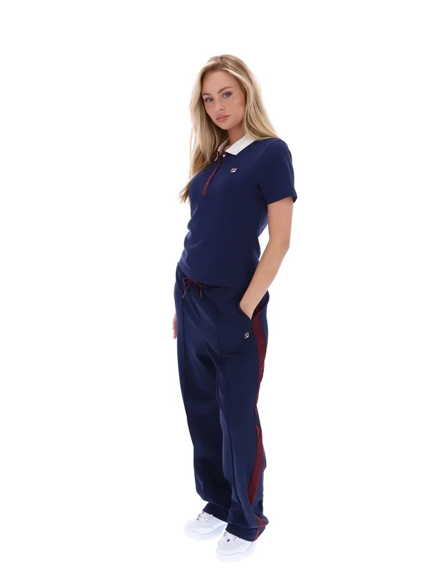 Fila Navy Juno Fitted Iconic Polo