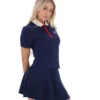 Fila Navy Juno Fitted Iconic Polo