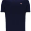 Fila Navy Marconi Essential Ringer T-Shirt