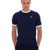 Fila Navy Marconi Essential Ringer T-Shirt