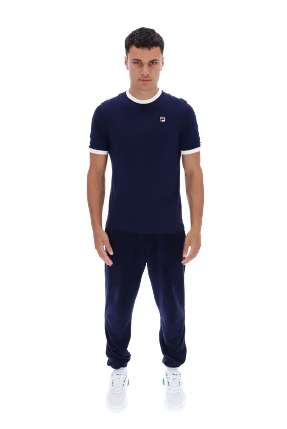 Fila Navy Marconi Essential Ringer T-Shirt